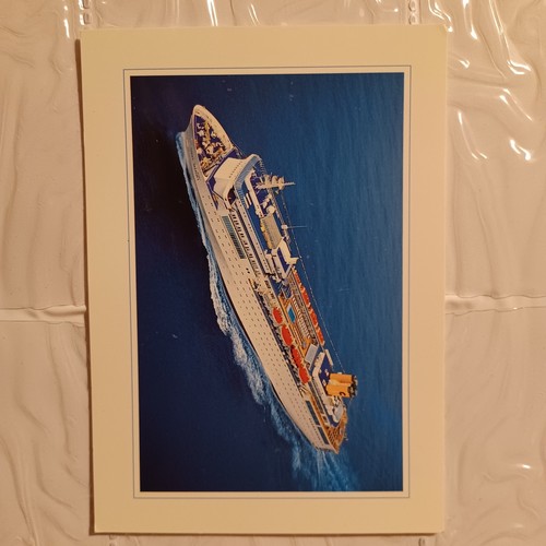 Cartolina nave costa - cartolina,