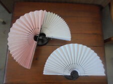 2 APPLIQUE VENTAGLIO DESIGN LAMPADA PARETE A VENTAGLIO APRIBILE ANCHE DA DECORO 