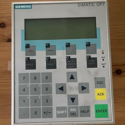 Siemens operator panel 7 - operator,