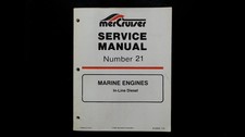MerCruiser Marine Diesel Manuale Servizio Motore 21 90-806034 1984 Riparazione Officina