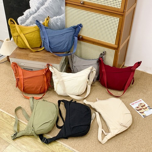 Canvas shoulder bag korean - canvas,