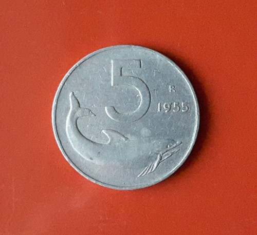 Lire 1955 errore rottura - lire,