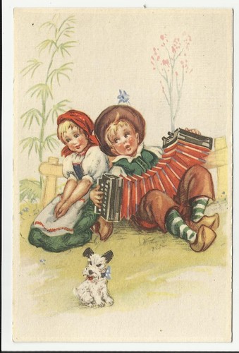 Antica cartolina illustrata - cartolina,