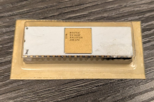 Vintage mostek mk3880p z80 cpu - mk3880p,