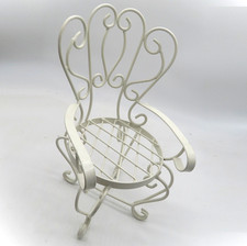 sedia portavaso casa bambole stile vintage espositore portagioie vetrina