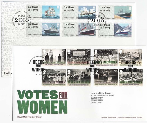 2018 mail sea post go - gb, by