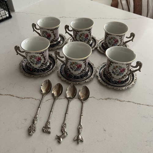 Limoges porcelain and silver - porcelain,