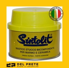 MASTICE STUCCO BICOMPONENTE RAPIDO PER MARMO E CERAMICA SINTOLIT ML.175 BIANCO