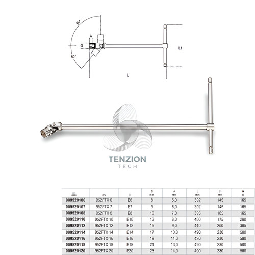 Chiave bussola torx - a,