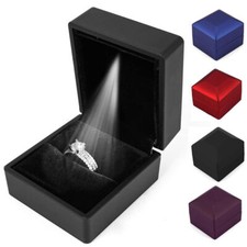 Scatola portagioie LED anello