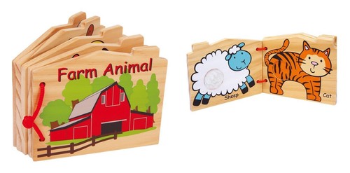 Libro legno farm - in, "farm"