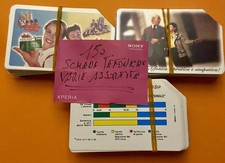 150 CENTOCINQUANTA SCHEDE TELEFONICHE VARIE ASSORTITE USATE.BUON VALORE 