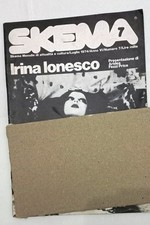 Rivista SKEMA ANNO VI n.7 dedicata a IRINA IONESCO con POSTERINO CENTRALE