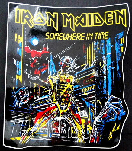 Werbe aufkleber iron maiden - werbe-aufkleber,