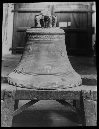 Church bell c1910 photograph - a,