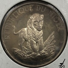 Niger 1968 10 Franchi Argento Proof. KM 8.1