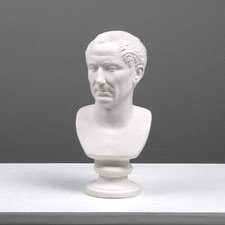 Scultura Busto Giulio Cesare -
