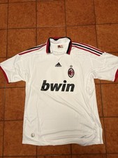 MAGLIA MILAN RONALDINHO 2009 2010 AWAY BIANCA PREPARATA PER PARTITA RARA