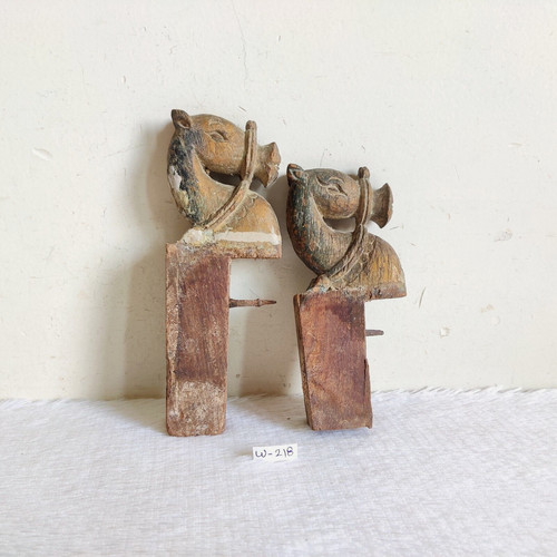 Antico legno cavallo testa - antico,