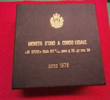 SCATOLA per MONETA REP. SAN