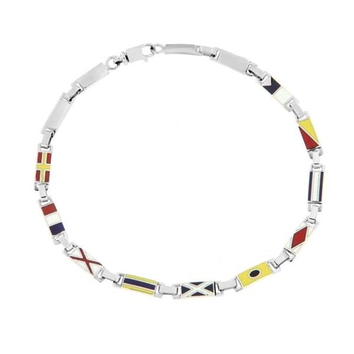 Bracciale con bandierine - bandierine, in