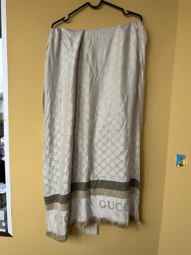 Sciarpa gucci uomo oro con - oro,