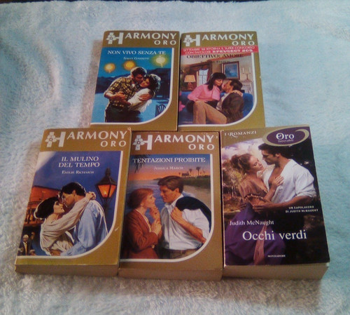 Lotto libri romanzi harmony - lotto,