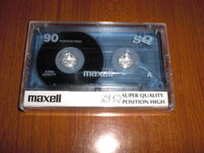 AUDIO CASSETTA C90 MAXELL