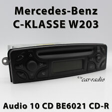 Mercedes W203 Radio Audio 10 CD BE6021 Originale Classe C Becker Autoradio S203