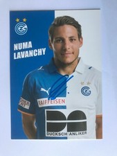 Autografo NUMA LAVANCHY-Grasshopper Zurigo-U18-NS Svizzera-ora FC Lugano-AK
