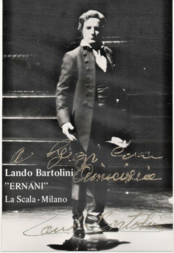 Autografo lando bartolini - autografo,