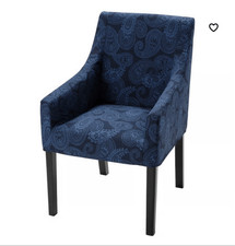 Coprisedia IKEA SAKARIAS blu navy Paisley Kvillsfors stampato su tela - coprisedia