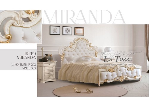 Letto matrimoniale barocco - matrimoniale,