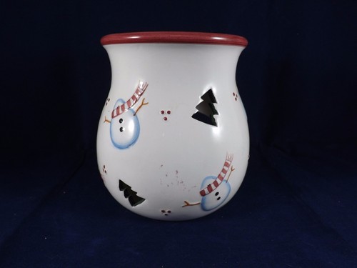 Scaldacandele ceramica con - in,