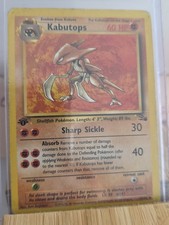Kabutops 24/62 Fossil Prima Edizione ENG Pokemon 