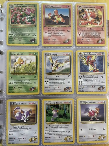 Lotto carte pokemon vintage - lotto, 65