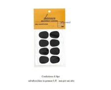 SALVABOCCHINO 3M IN GOMMA NERO 0,8mm CONF 8 pz x SAX ALTO SALVA BECCO SASSOFONO