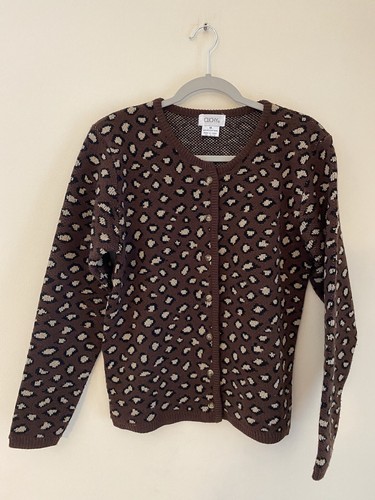 Cardigan clichy marrone - cardigan,