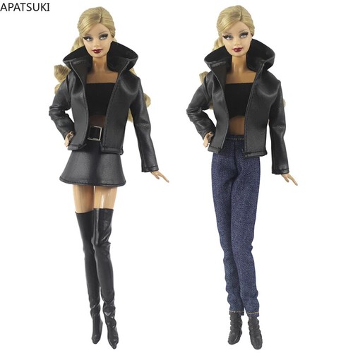 Set vestiti pelle nera - di,