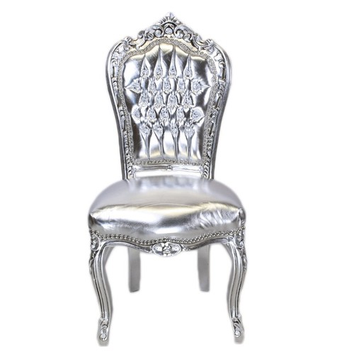 Sedia barocca - , argento
