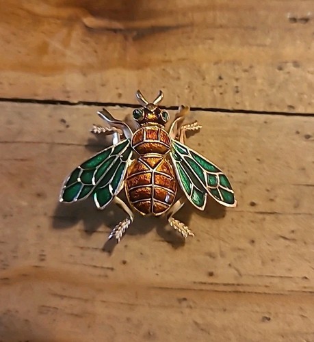 Spilla mosca vintage corona - mosca,