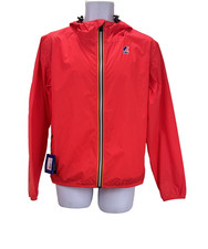K.Way Le Vrai 3.0 Claude Jacket, Giacca Uomo Giovanile Taglia 16 Anni, Rosso, Nuovo