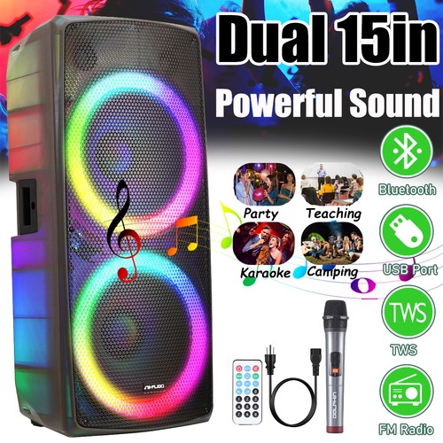 Altoparlante bluetooth doppio - altoparlante,