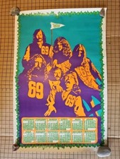 Calendario Vintage Classe 1969 - Pandora Productions, Inc. - 1968 BLACKLIGHT POSTER 