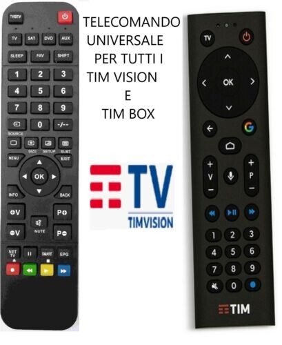 Telecomando per tim vision - per,