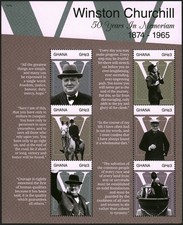 Foglio francobolli GHANA 2015