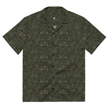 CAMICIA LEGGERA OVERSIZE L'URLO DEI FUNGHETTI© CAMOUFLAGE SIMIL-SETA  POLY GRS®