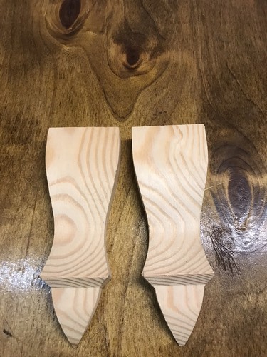 Mensole legno 1 - 1, paio
