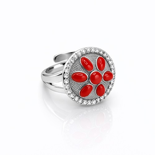 Anello regolabile argento 925