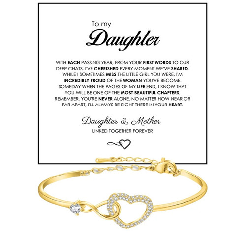 Mia figlia bracciale - bracciale, cuore